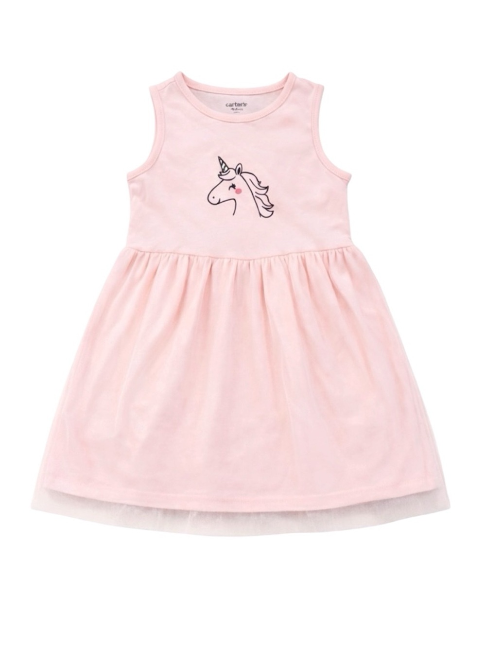 Carter’s 24M Toddler Girl Unicorn Tutu Dress Pink Sleeveless w/ Bloomers